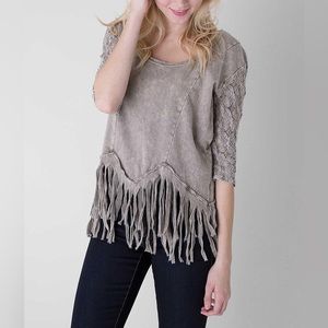 Day trip fringe top